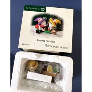 2904 Department 56 North Pole Series "Gumdrop Taste Test" #56870 Heritage‎ Elves